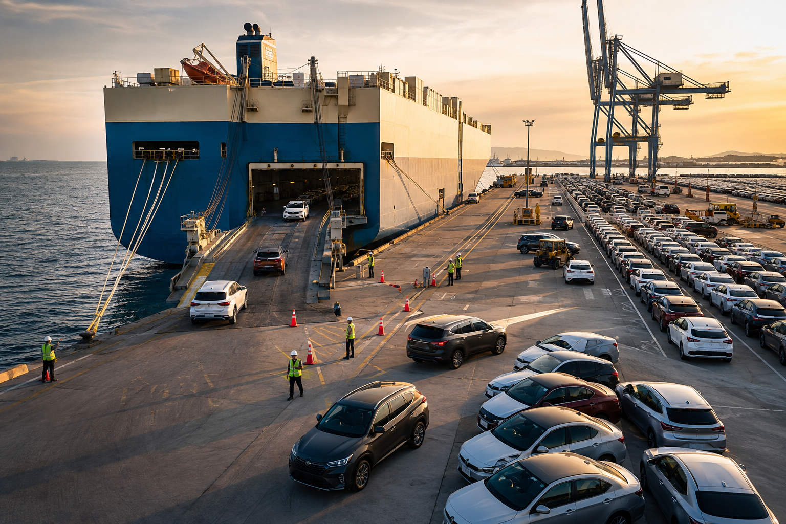 Automotive export logistics and vehicle shipping in Thailand