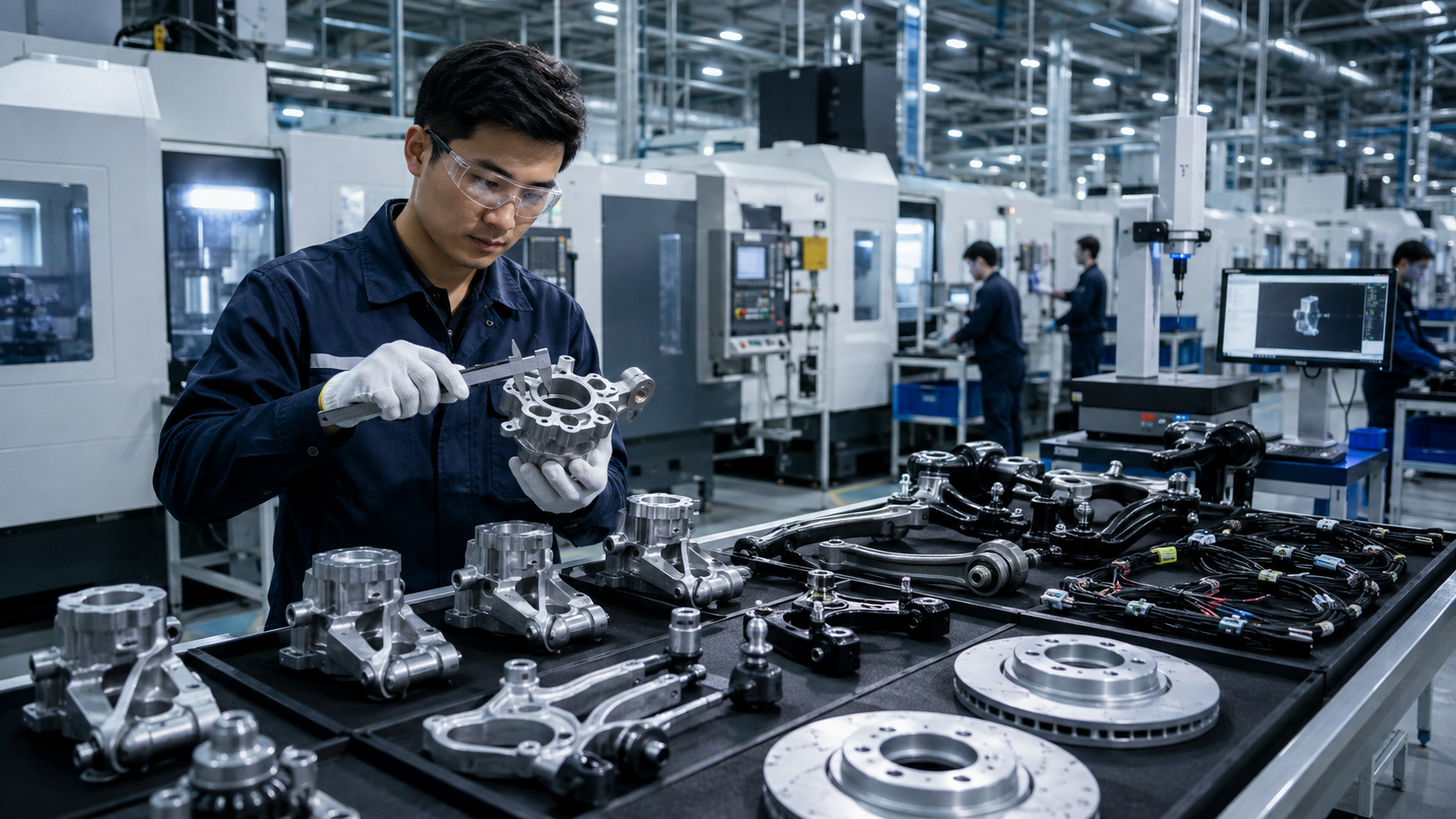 Automotive parts manufacturing and component production in Thailand