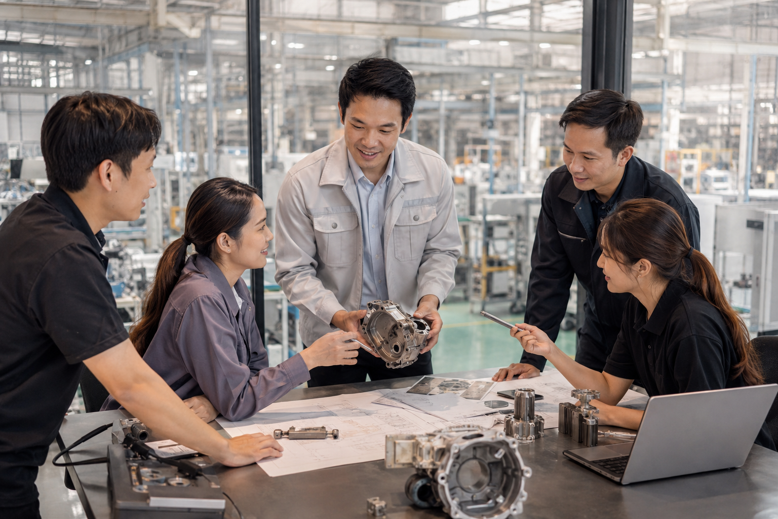 Skilled automotive workforce and technicians in Thailand